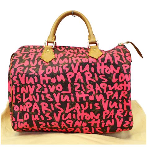 louis vuitton speedy 30 graffiti